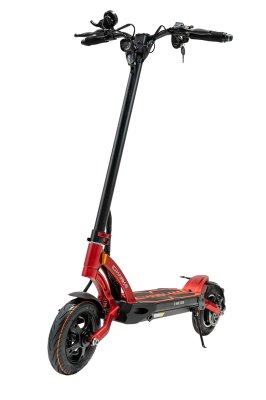 Monopattino elettrico E-Scooter IO HAWK LEGEND STREET rosso senza frecce 