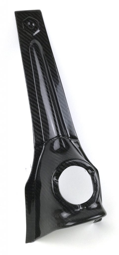 Front nose with hexagonal carbon logo for Vespa 50/90/125 Special-N-L-R-Primavera-ET3 