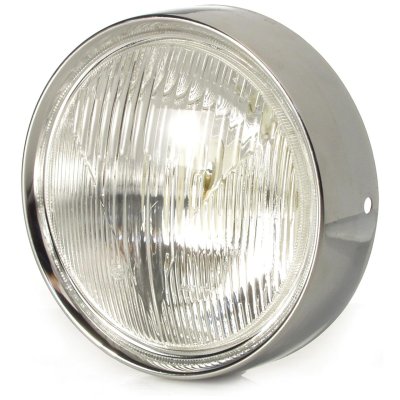 Komplette Lichtgruppe mit Rahmen und Lampenhalter Ø 130 mm für Vespa 125 GTR&#x2F;​TS&#x2F;​150 SprintV&#x2F;​180-200 Rally 