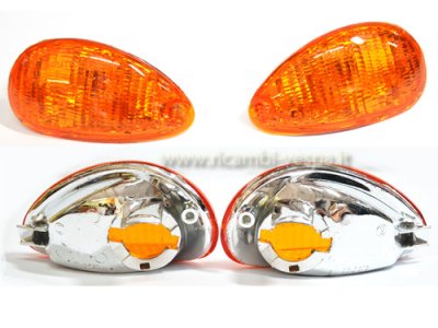 Paar vordere Blinker ohne Lampenhalter für Vespa 50&#x2F;125 ET2&#x2F;ET4 