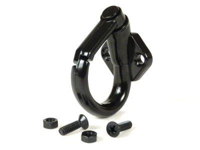 Gancio portaborse in alluminio di colore nero per Vespa 50&#x2F;90&#x2F;125&#x2F;150&#x2F;160&#x2F;180&#x2F;200 