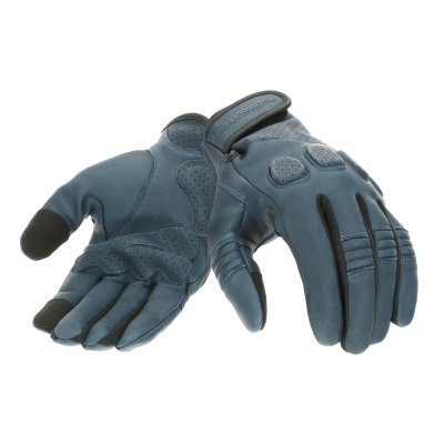 Sommer-CE-Handschuh &quot;GIG PRO&quot; aus echtem Leder in der Farbe Ozeanblau 