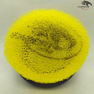 Fabbri racing air filter (yellow) inlet diameter 65mm 