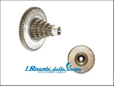 Ingranaggio multiplo completo 12-16-20-25 denti con pignone primaria 67 denti per Vespa 125 GT 1°&#x2F;​3°&#x2F;​GTR&#x2F;​TS&#x2F;​150 GL 2°&#x2F;​150 Sprint 1°&#x2F;​3°&#x2F;​V&#x2F;​P125-150X 