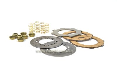 Kit dischi Frizione con 6 Molle Pinasco per Vespa 125&#x2F;150 VNB-GT-GTR-TS-PX-VBB-GL-Sprint-Sprint Veloce 