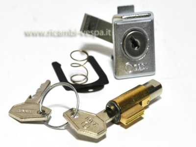 ZADI lock kit for top case and steering lock for Vespa 50 R&#x2F;​125 ET3 44966-&gt;&#x2F;​ P80-150X&#x2F;​PX80-200-E&#x2F;​Lusso 1°&#x2F;​P150S&#x2F;​P200E 