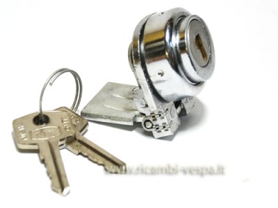 KIT Serratura bloccasterzo per Vespa 125 VNA&#x2F;VNB-150 VBA&#x2F;VBB 