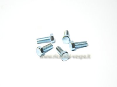 Kit tornillos hexagonales M7x L 20 mm llave de 11 mm, galvanizados 