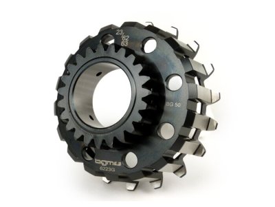 Clutch gear -BGM PRO- Vespa Cosa2, PX (1995-), BGM Superstrong, Superstrong CR - (for elastic gear 62&#x2F;63 straight teeth) - 25 teeth for Vespa 125 VNA-TS&#x2F;​150 VBA-Super&#x2F;​180-200 Rally&#x2F;​PX80&#x2F;125&#x2F;150&#x2F;200&#x2F;​PE&#x2F;​Cosa&#x2F;​T5 