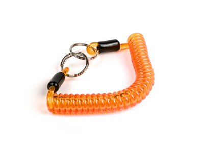 Orange Spiral Keychain (150 mm) 