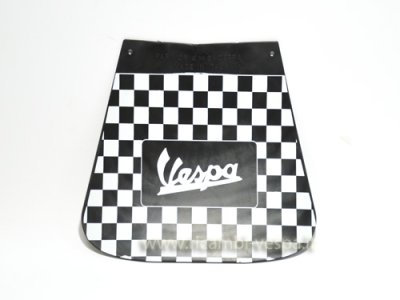 Checkered splash guard with Vespa logo for all models&#x2F;All models 