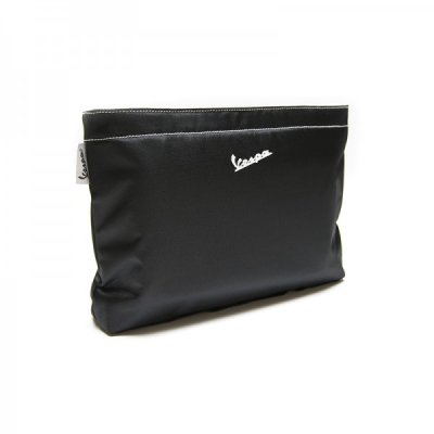 Pochette Vespa in nylon nera 