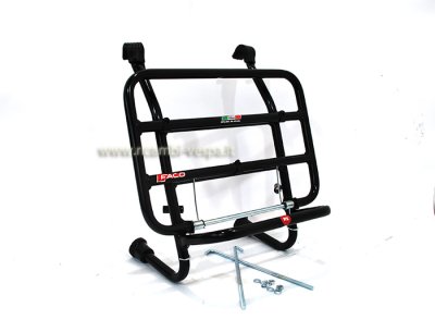 Complete luggage rack painted in black 