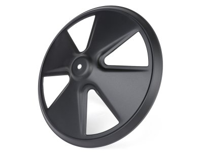 Calotta per ruota verniciata di colore Nero cerchio 10&quot; tipo aperto - Vespa V50, V90, PV125, ET3, PK, GT, GTR, TS, GL, GS VS5T, Sprint, T4, Rally, PX, T5 