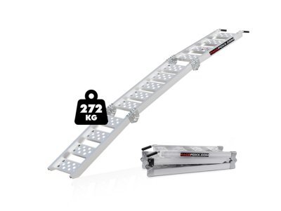 Folding aluminum loading ramp with a capacity of 272kg for motorcycle&#x2F;scooter&#x2F;Vespa&#x2F;SI-Ciao-Bravo 