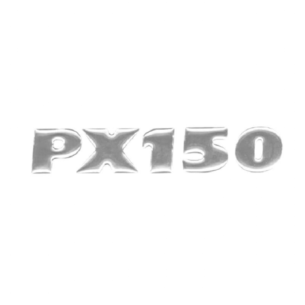 Targhetta "PX150" cofano sinistro per Vespa PX150 E '98/​Millenium 