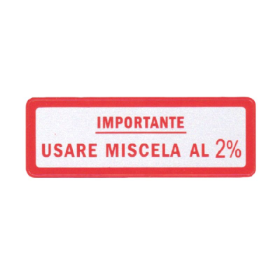 Adhesivo usar Mezcla al 2% de color rojo para Vespa 125 VNB&#x2F;​150 VBA&#x2F;​VBB&#x2F;​GL 