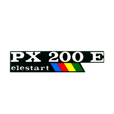 Etikett PX 200 Elestart für Vespa PX200 E&#x2F;EFL&#x2F;Arcobaleno&#x2F;Elestart 