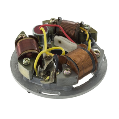 Vollständiger 6V-Stator für Vespa Sprint150 (VLB1T), TS125 (VNL3T), GT125 (VNL2T), GTR125 (VNL2T), Super, GL150 (VLA1T) 