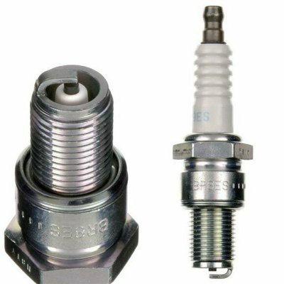 NGK spark plug shielded BR8ES with long thread 