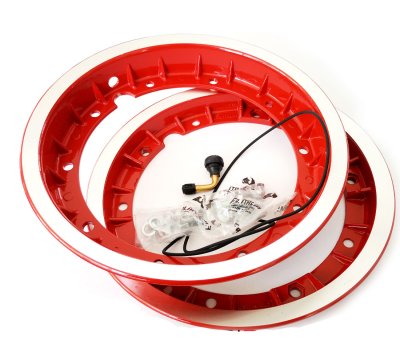 Tubeless split rim &quot;RUSH&quot; in red Aluminum 2.10&#x2F;10 for Vespa 50-125&#x2F;PV&#x2F;ET3&#x2F;PK&#x2F;S&#x2F;XL&#x2F;XL2&#x2F;125 GT-TS&#x2F;150 GL&#x2F;GS VS5T&#x2F;Sprint&#x2F;V&#x2F;T4&#x2F;Rally&#x2F;PX&#x2F;PE 