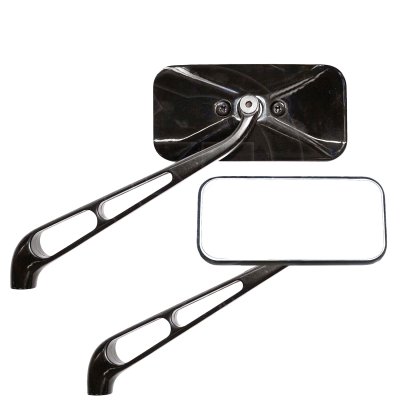 Black metal rearview mirror (left&#x2F;right) for Vespa 50&#x2F;90&#x2F;125&#x2F;150&#x2F;180&#x2F;200 