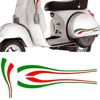 Kit Serie Aufkleber Wappen Motorhauben VESPA PX 150° Jahrestag der Einheit Italiens 125 150 200 Jubiläumsfeier 