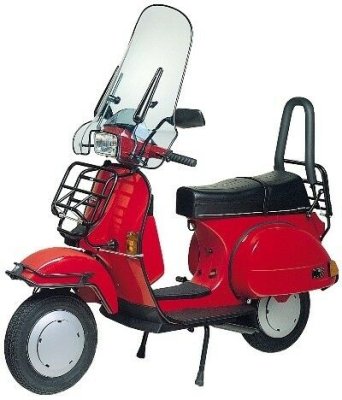 Parabrezza trasparente &quot;Fabbri accessori&quot; per Vespa 125 T5&#x2F;Elestart 