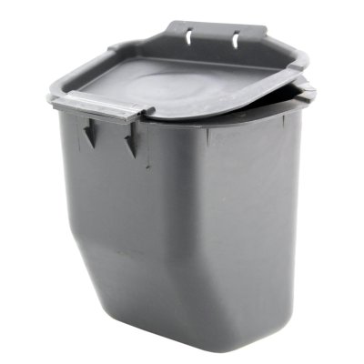 Caja porta herramientas de color gris oscuro con tapa para Vespa 50&#x2F;125 PK S-XL-N 