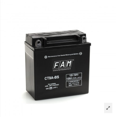 12 V 9 AH MAINTENANCE-FREE BATTERY for Vespa 125&#x2F;150&#x2F;200 PX-PE-Arcobaleno 