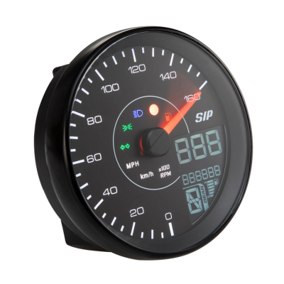 Tachometer&#x2F;odometer SIP TACHO KARACHO for Vespa P80-150X &#x2F;PX80-200E&#x2F;Lusso 1°&#x2F;P150S &#x2F;P200E - 160 (km&#x2F;h&#x2F;mph) &#x2F; 16,000 (Umin&#x2F;rpm) 