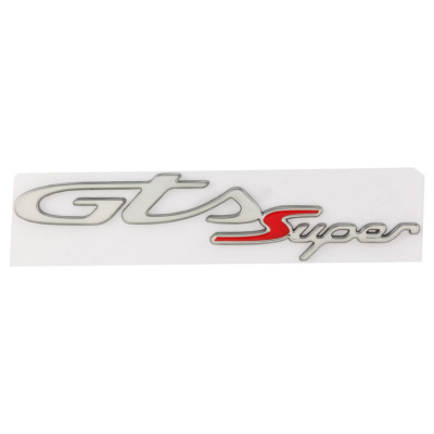 Plakette &quot;GTS SUPER&quot; rechter Haube für Vespa GTS&#x2F;​GTS Super HPE 125&#x2F;​300 ('19-) 