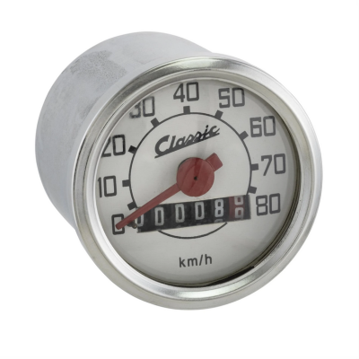 SIP Classic Speedometer scale 80kmh for Vespa 50 V5A1T N&#x2F;L&#x2F;R -PIAGGIO CIAO&#x2F;​SI&#x2F;​Bravo&#x2F;​Grillo&#x2F;​Boxer 