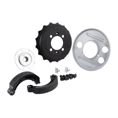 Rear brake drum conversion kit from 10 to 8 inches for Vespa 125 V1&gt;15T-V30&gt;33T-VM1&gt;2T-VNB&#x2F;150 VL1&gt;3T-VB1T-VBA-VBB 