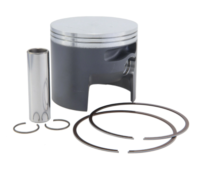 Complete dual-ring graphite-coated piston Quattrini Ø=72mm selection B for Quattrini M-244 thermal group for Vespa 200 Rally&#x2F;​P200E&#x2F;​PX200 E&#x2F;​Lusso&#x2F;​'98&#x2F;​MY&#x2F;​Cosa 200 