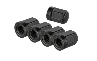 Blind hex nut kit M8x1.25 mm (5pcs) black galvanized for SIP tubeless rims 