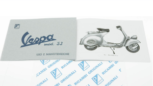 Libretto uso e manutenzione tipo ORIGINALE dal 1953 per Vespa 125 VM1&gt;2T-VN1&gt;2T 