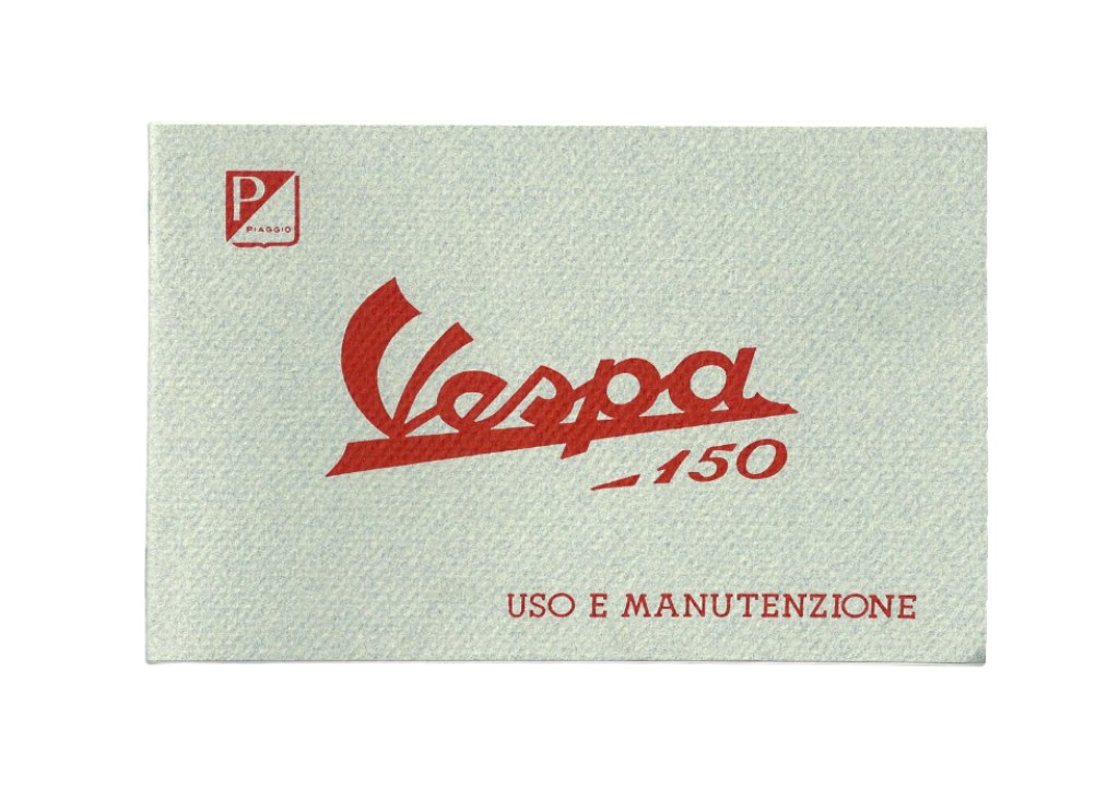 Libretto uso e manutenzione tipo ORIGINALE dal 1956 per Vespa 150 VL1>3T 