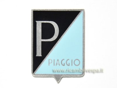 Escudo Adhesivo en Aluminio para Vespa 50 N-L-SS-90 SS-125 Primavera VMA1T 