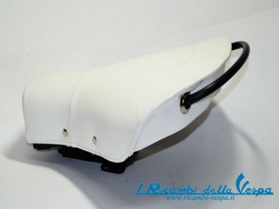 Asiento delantero completo de color blanco para Vespa 125 VNB&#x2F;VBB&#x2F;GL 