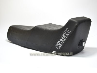 Asiento completo modelo CAMEL de color Negro para Vespa 50-125 PK S&#x2F;XL&#x2F;N&#x2F;HP 