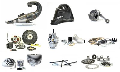 Kit elaborazione 135 cc Pinasco ZUERA, carburatore 28 Polini , marmitta VMC evo racer 