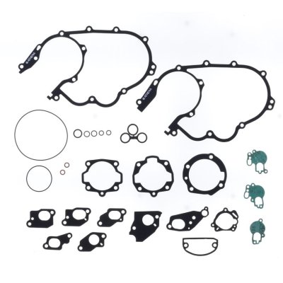 ATHENA complete engine gasket kit with engine o-rings and brake shoe plate for Vespa 125 VNA&#x2F;VNB&#x2F;GT&#x2F;GTR&#x2F;TS&#x2F;Super-150 VBA&#x2F;VBB&#x2F;GL&#x2F;Sprint&#x2F;Super-160 GS-180 SS-200 Rally-PX-PE-Cosa all models including Mix 