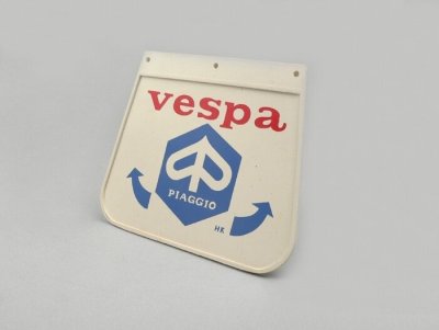 Paraspruzzi bianco con logo Vespa per tutti i modelli&#x2F;All models 