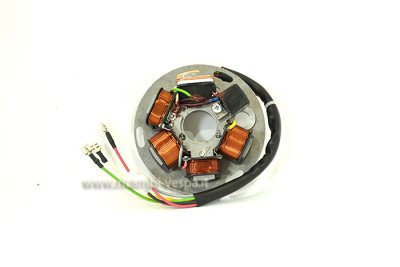 Kompletter 7-poliger Stator für Vespa 125&#x2F;150&#x2F;200 PX Arcobaleno mit elektrischem Anlasser 