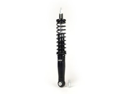 Ammortizzatore BGM PRO SC&#x2F;R1 SPORT di colore Nero, 385 mm completo per Vespa 125 VN1T 6001&gt;&#x2F;VN2T-VL1&gt;3T-GS150 VS1&gt;5T 