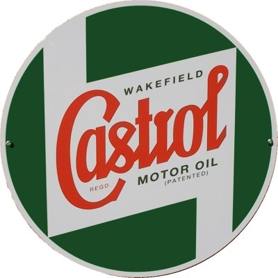 Blechschild Werbung CASTROL CLASSIC Logo 