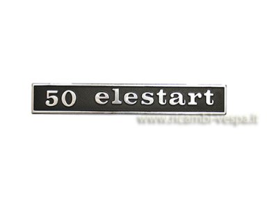 Etiqueta 50 elestart para Vespa 50 Special Elestart 