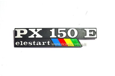 Schild PX 150 Elestart für Vespa PX150 E&#x2F;EFL&#x2F;Arcobaleno&#x2F;Elestart 