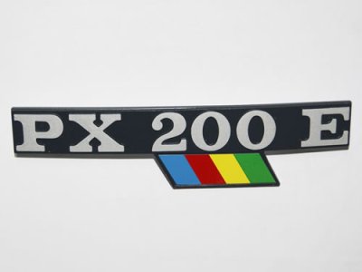 PX 200 E Schild für Vespa PX200 E Lusso&#x2F;​ELF&#x2F;​Arcobaleno 